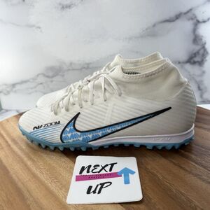 Men’s sz 7.5-Nike Zoom Mercurial Superfly 9 Academy White Turf Cleats DJ5629-146